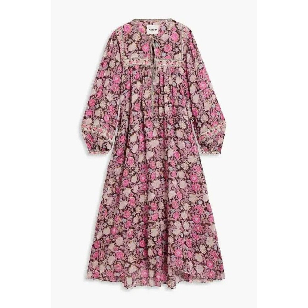 Isabel Marant Etoile Greila Floral Print Midi dress US 4/ FR 36 Boho